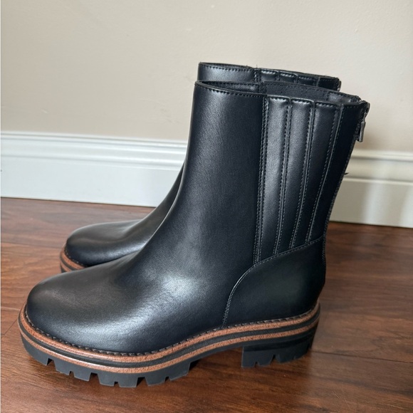 NWT KORKS Vivi Black Lug Boots -Size 10 - Picture 5 of 10